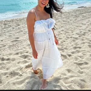 Anthropologie white dress